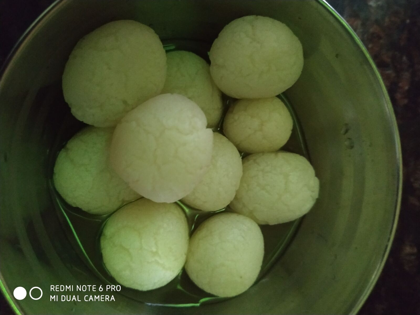 Xiaomi Redmi Note 6 Pro sample photo. Rasgulla, sweet, paneer made photography