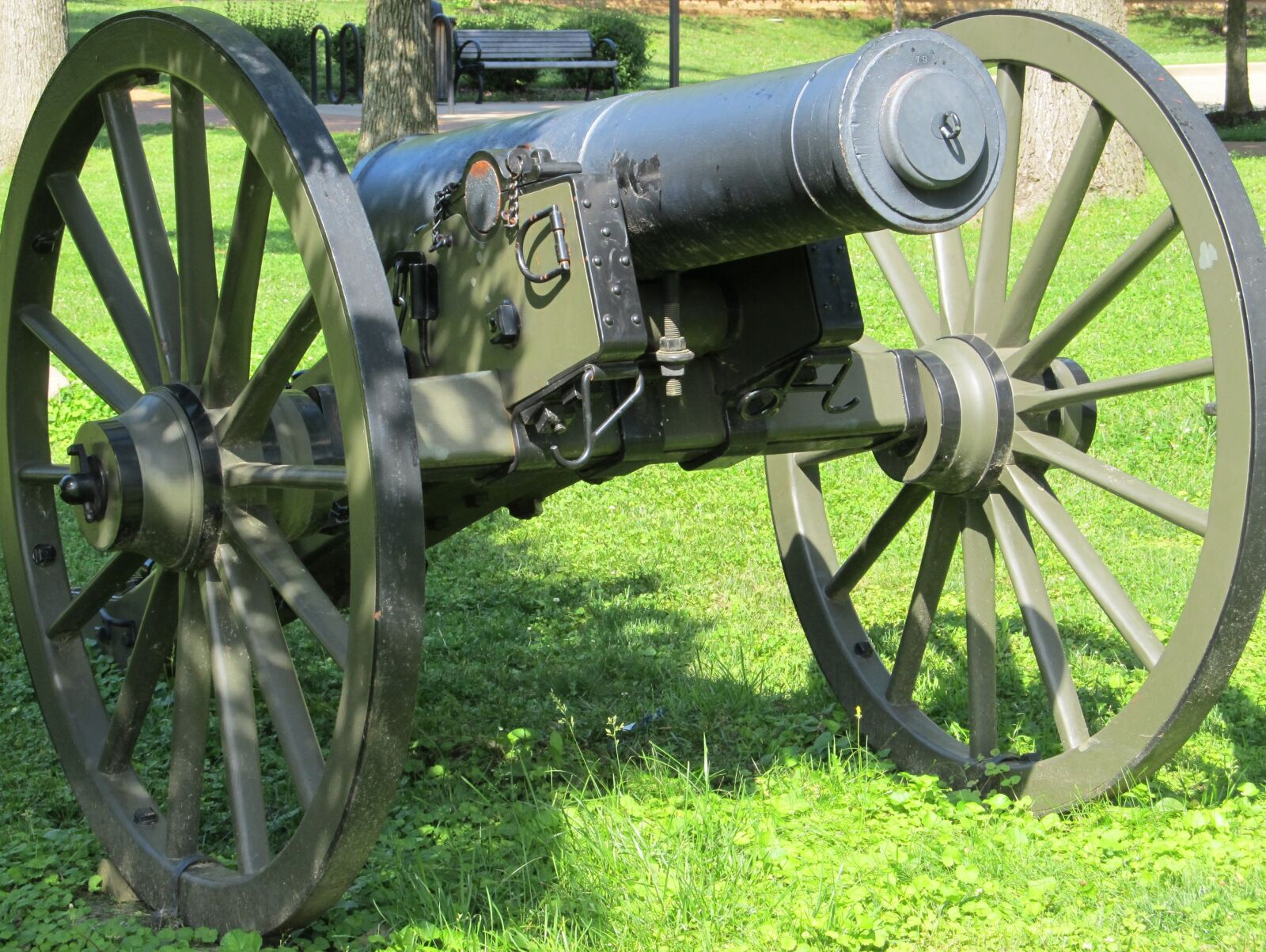 Canon PowerShot SX130 IS sample photo. Cannon, civil war, outdoors photography