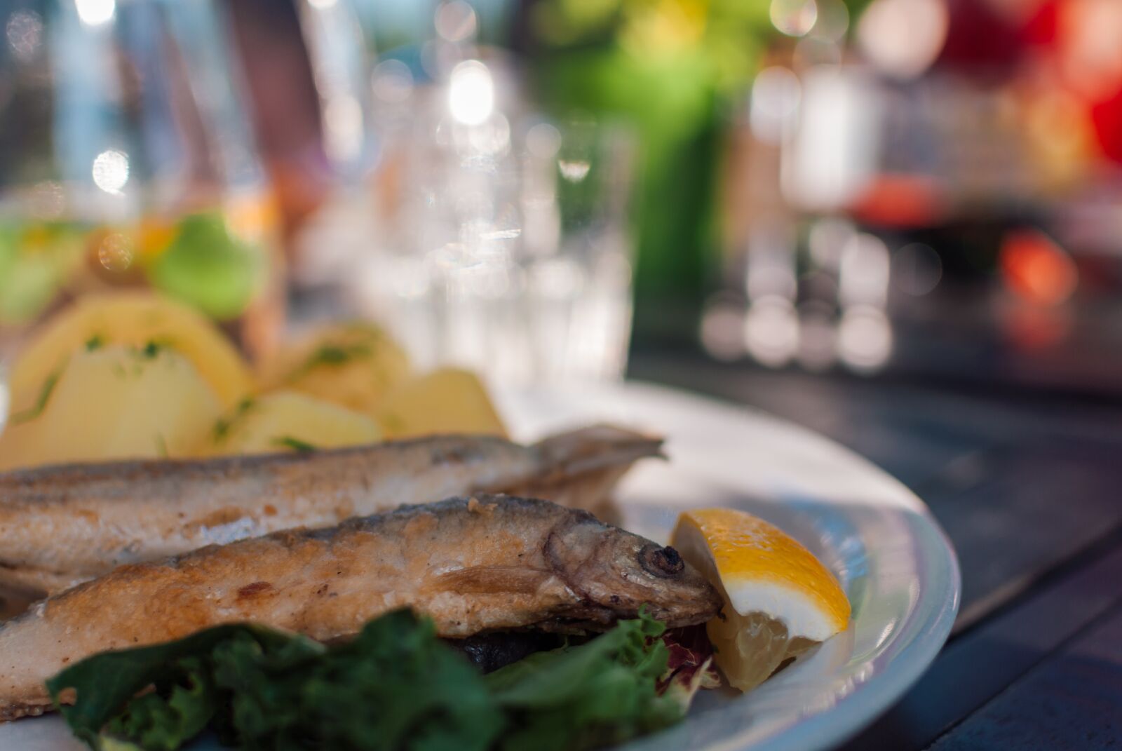 Nikon D200 sample photo. Fried fish, whitefish, dinner photography