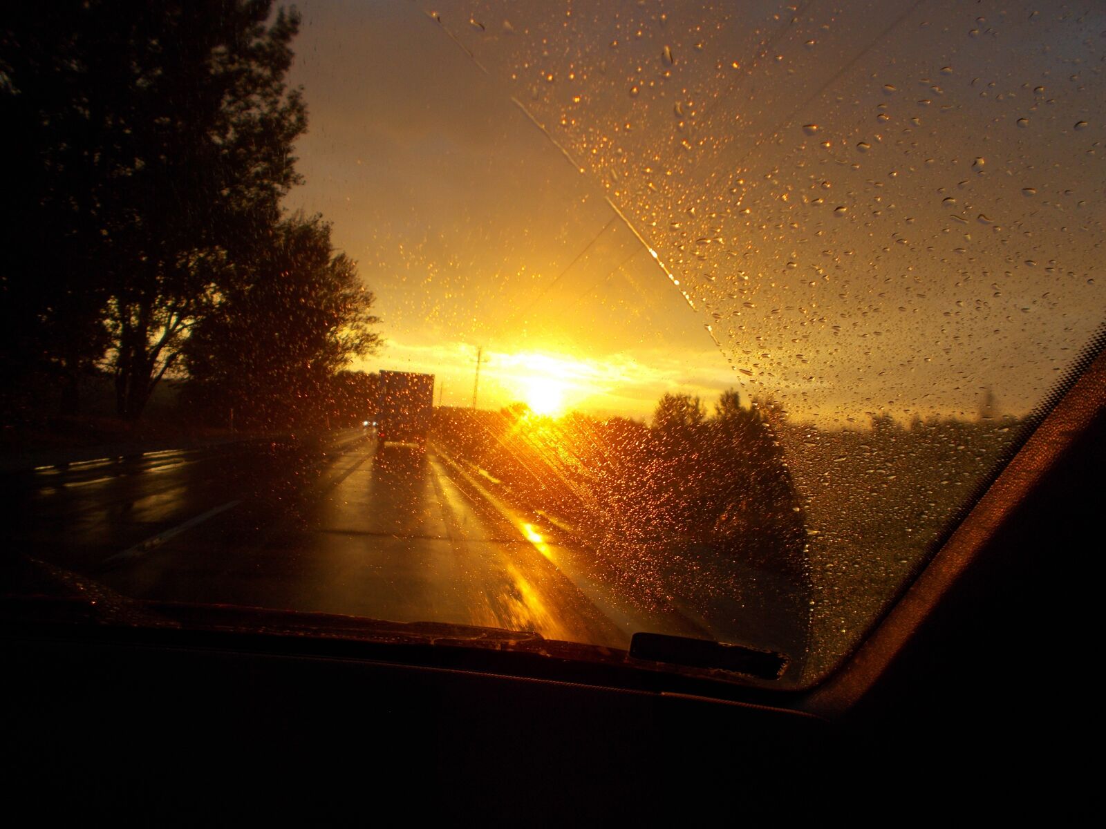 Nikon COOLPIX L29 sample photo. Sunset, hungary, road photography