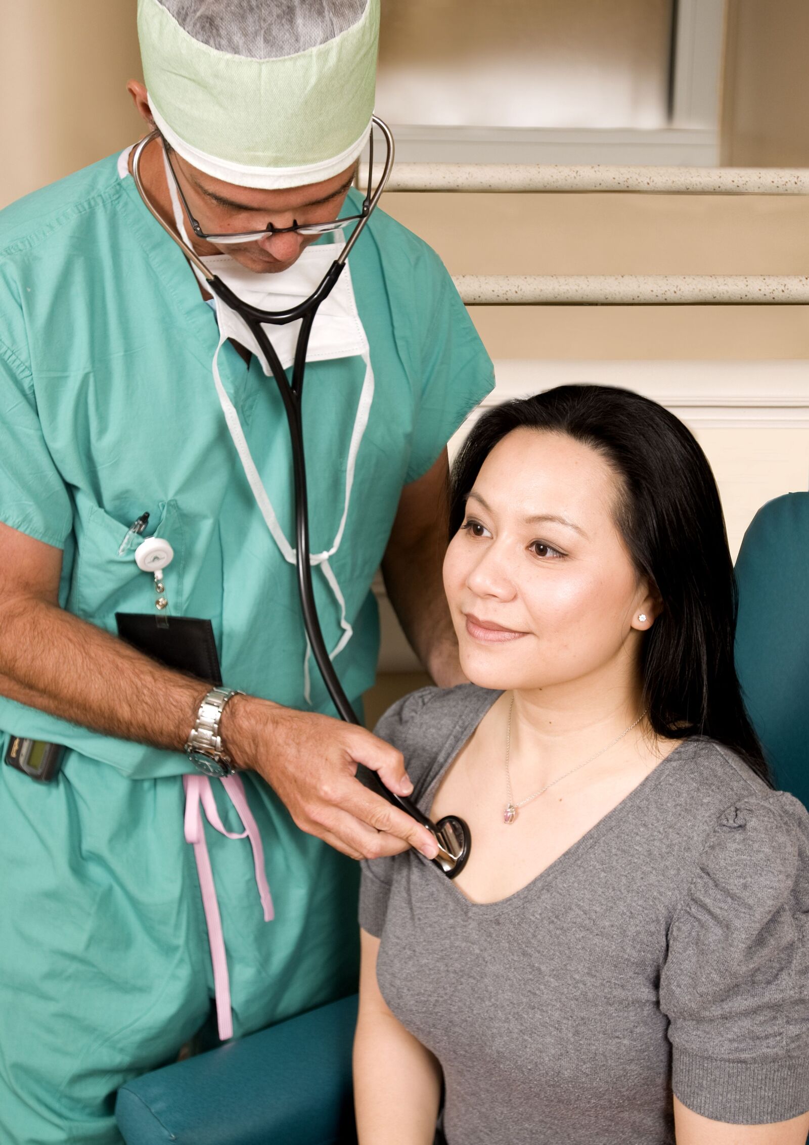 Nikon D300 sample photo. Doctor, stethoscope, exam photography