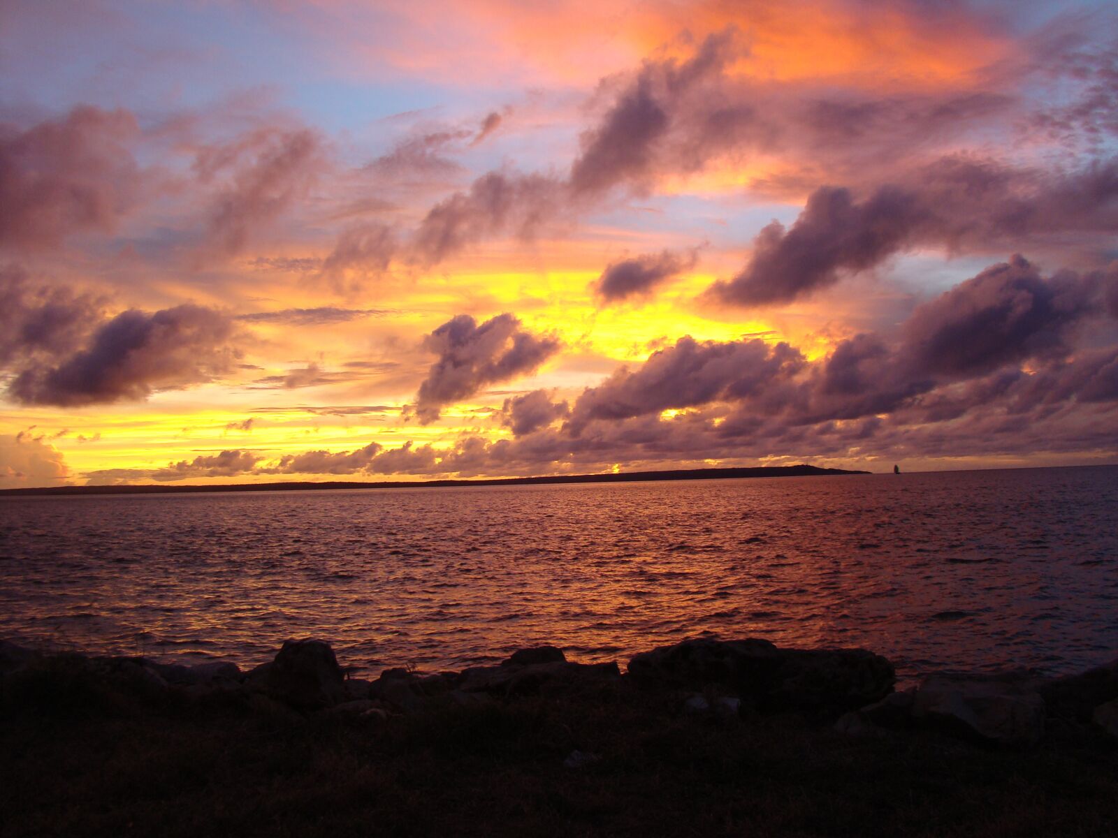 Sony DSC-H7 sample photo. Sunset, sun, sea photography