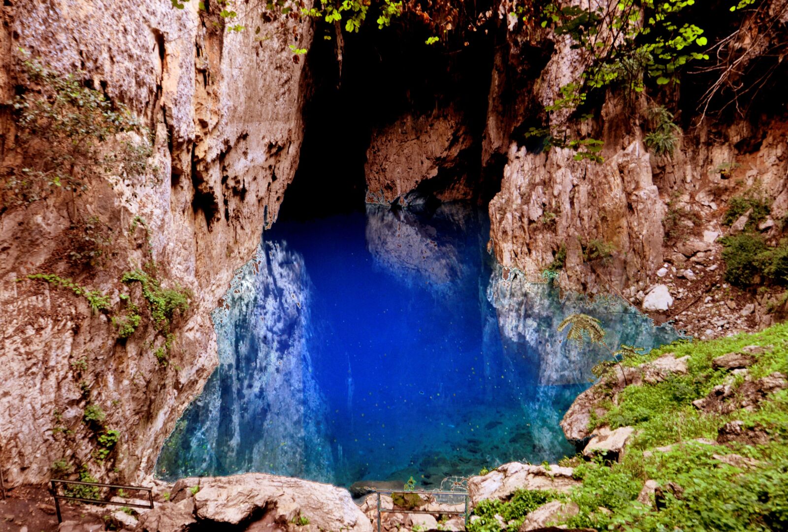 Nikon D90 sample photo. Chinhoyi caves, aqua, pool photography