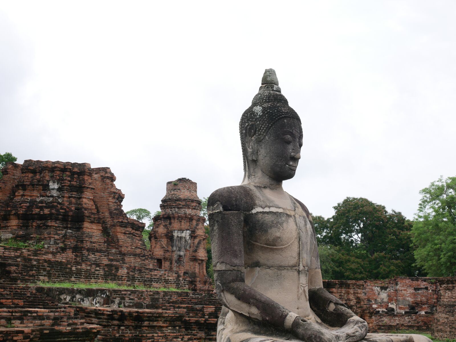 Panasonic Lumix DMC-GX85 (Lumix DMC-GX80 / Lumix DMC-GX7 Mark II) sample photo. Buddha, thailand, ayutthaya photography