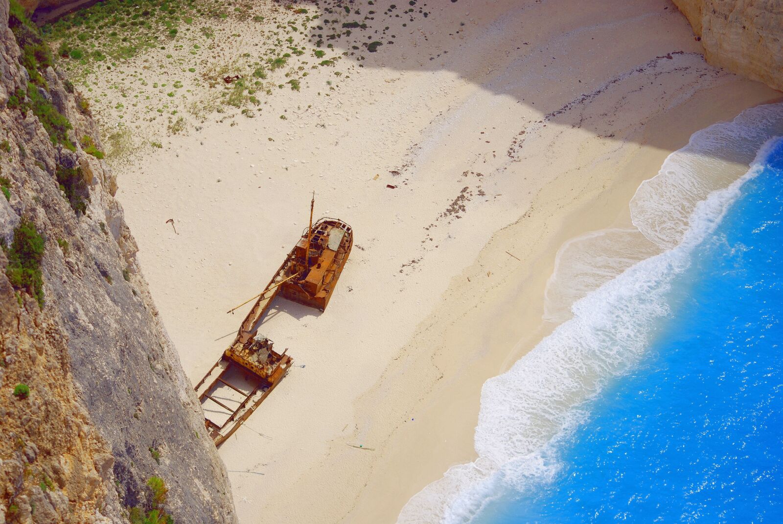 Nikon D40X sample photo. Cove, beach, navagio bay photography