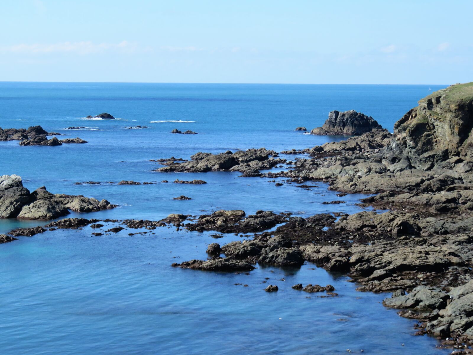 Canon PowerShot SX710 HS sample photo. Cornwall, united kingdom, cliffs photography