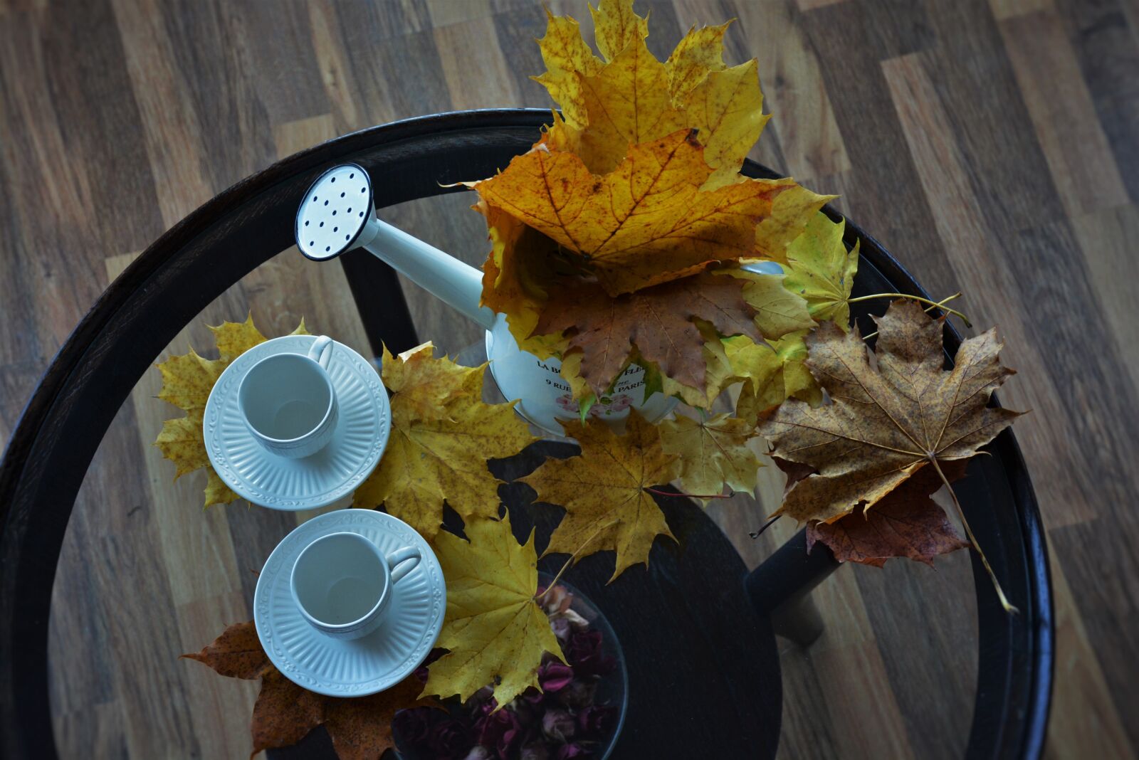 Nikon D5200 sample photo. Autumn, mugs, leaves photography
