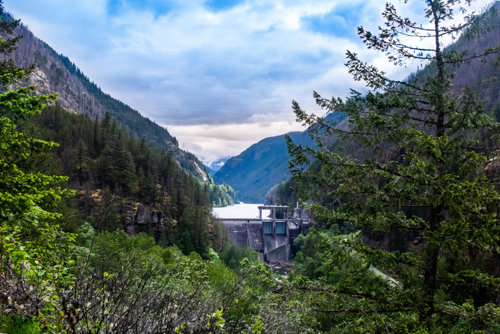 Nikon D750 sample photo. Dam, sky, nature photography