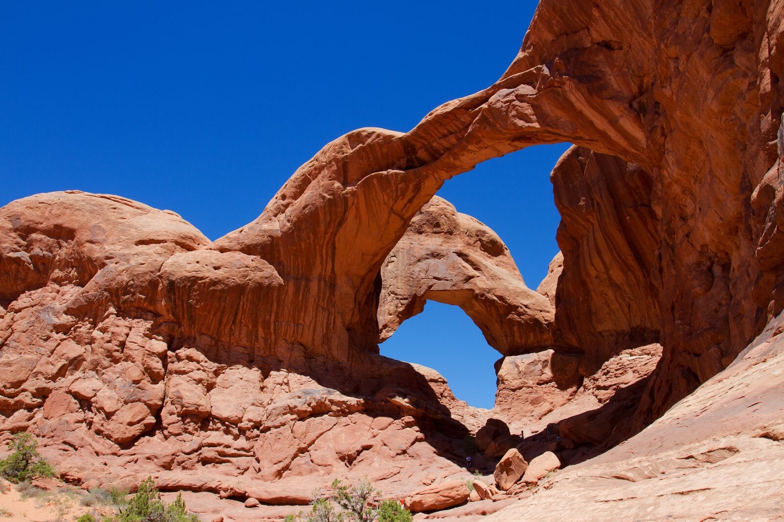 Canon EF 17-40mm F4L USM sample photo. Double arch, rock arch photography