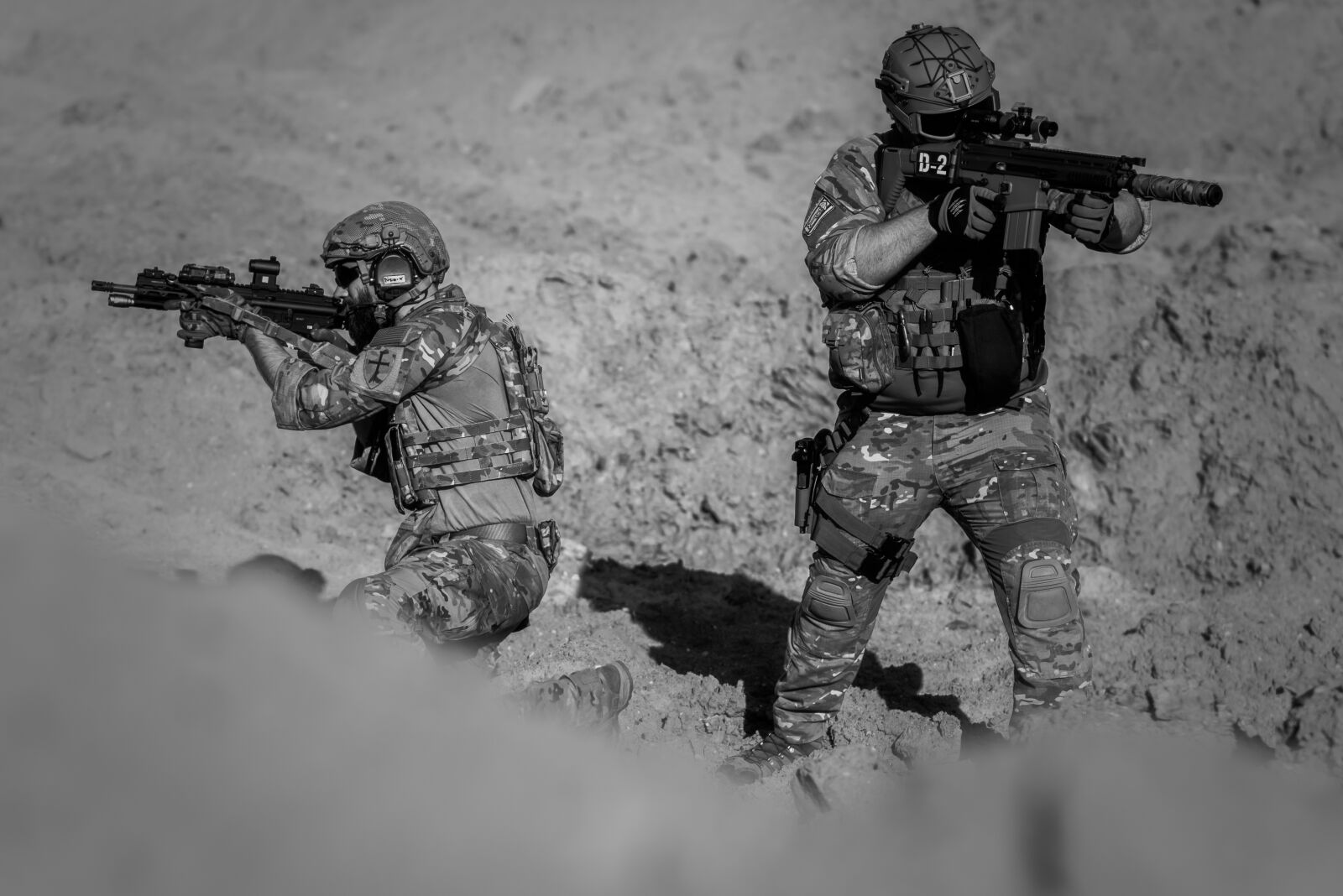 Nikon D600 sample photo. War, desert, guns photography