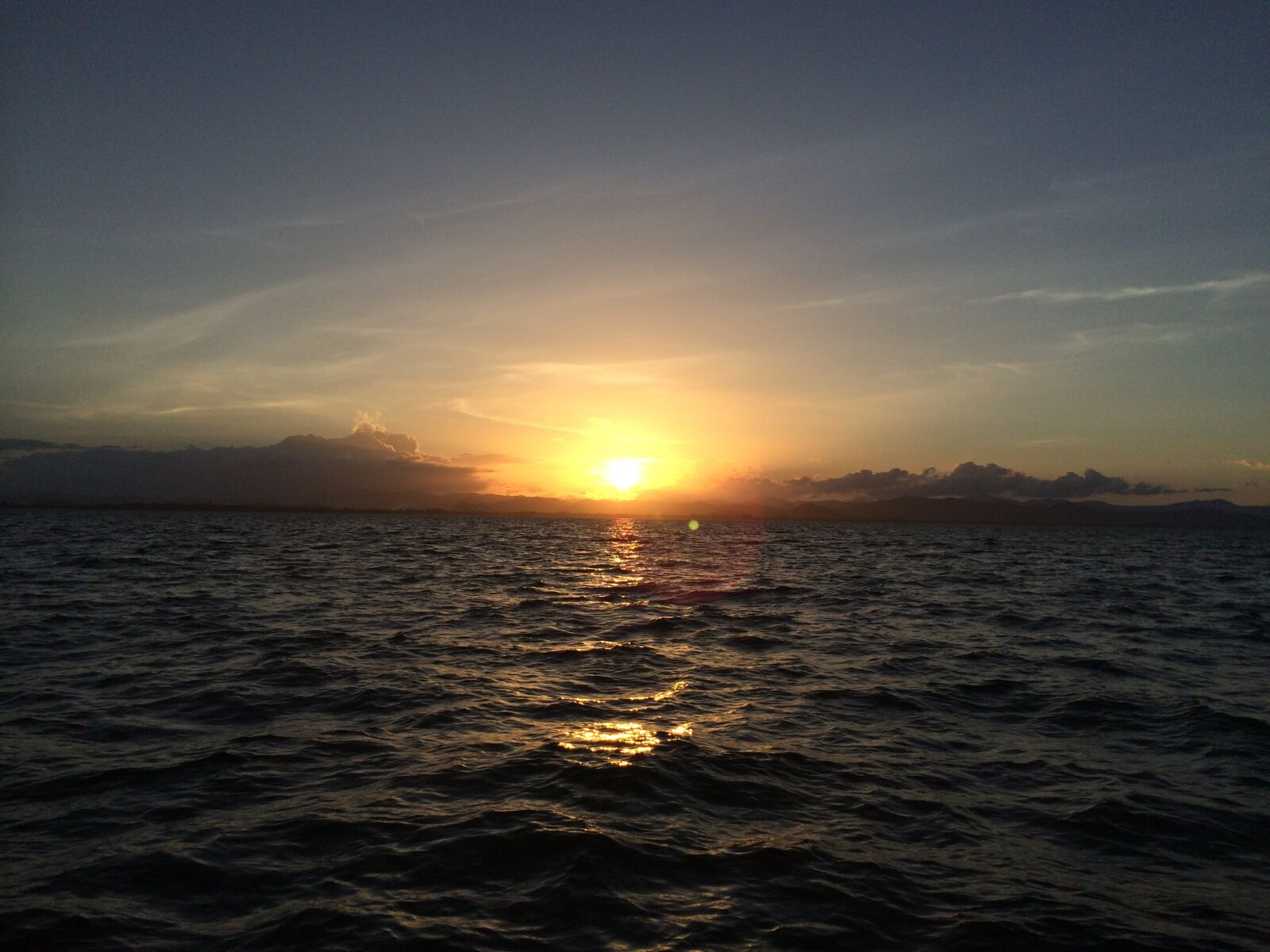 Apple iPhone 5s sample photo. Sea, sun, sunset, thailand photography