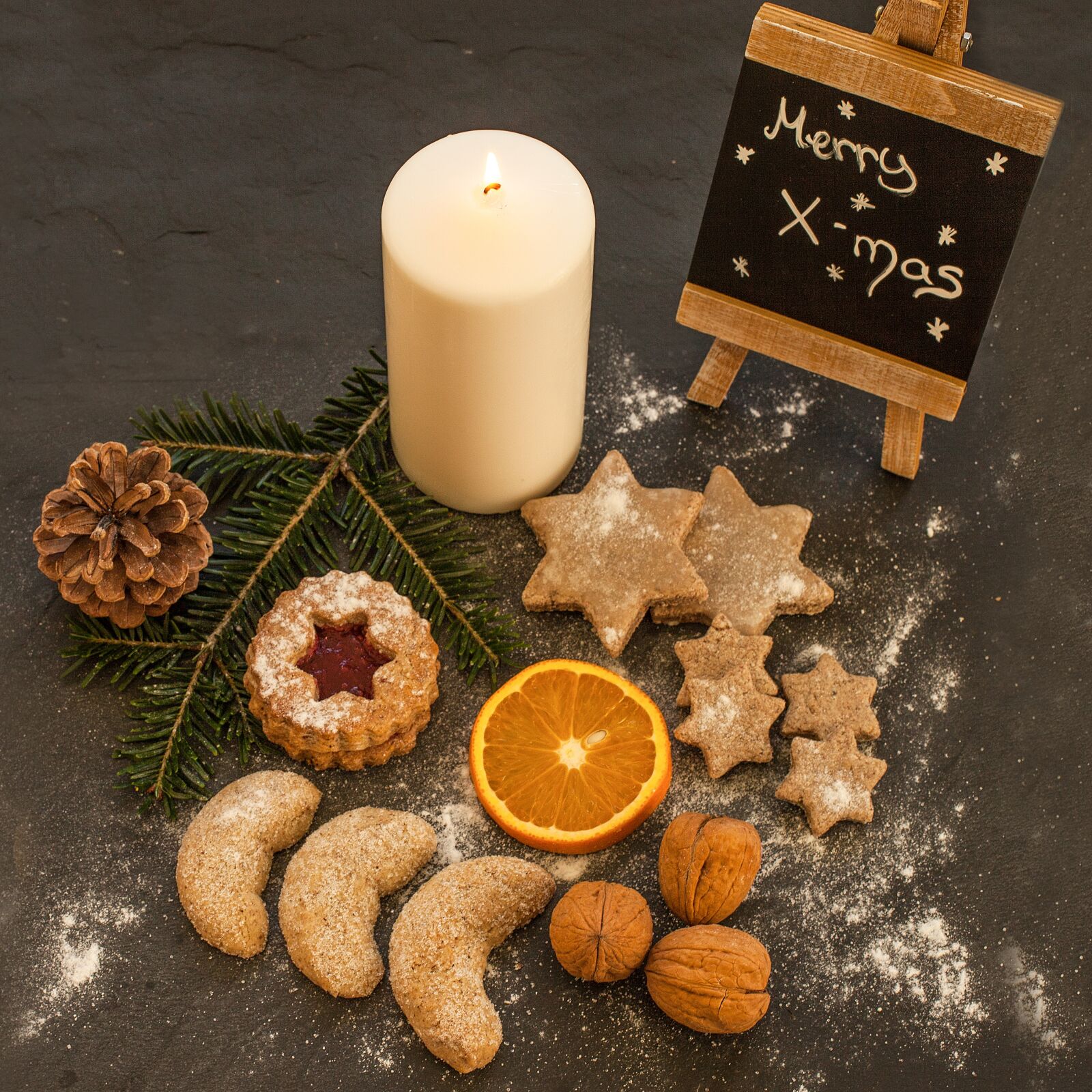 Canon EF 50mm F1.4 USM sample photo. Cookie, cookies, small cakes photography