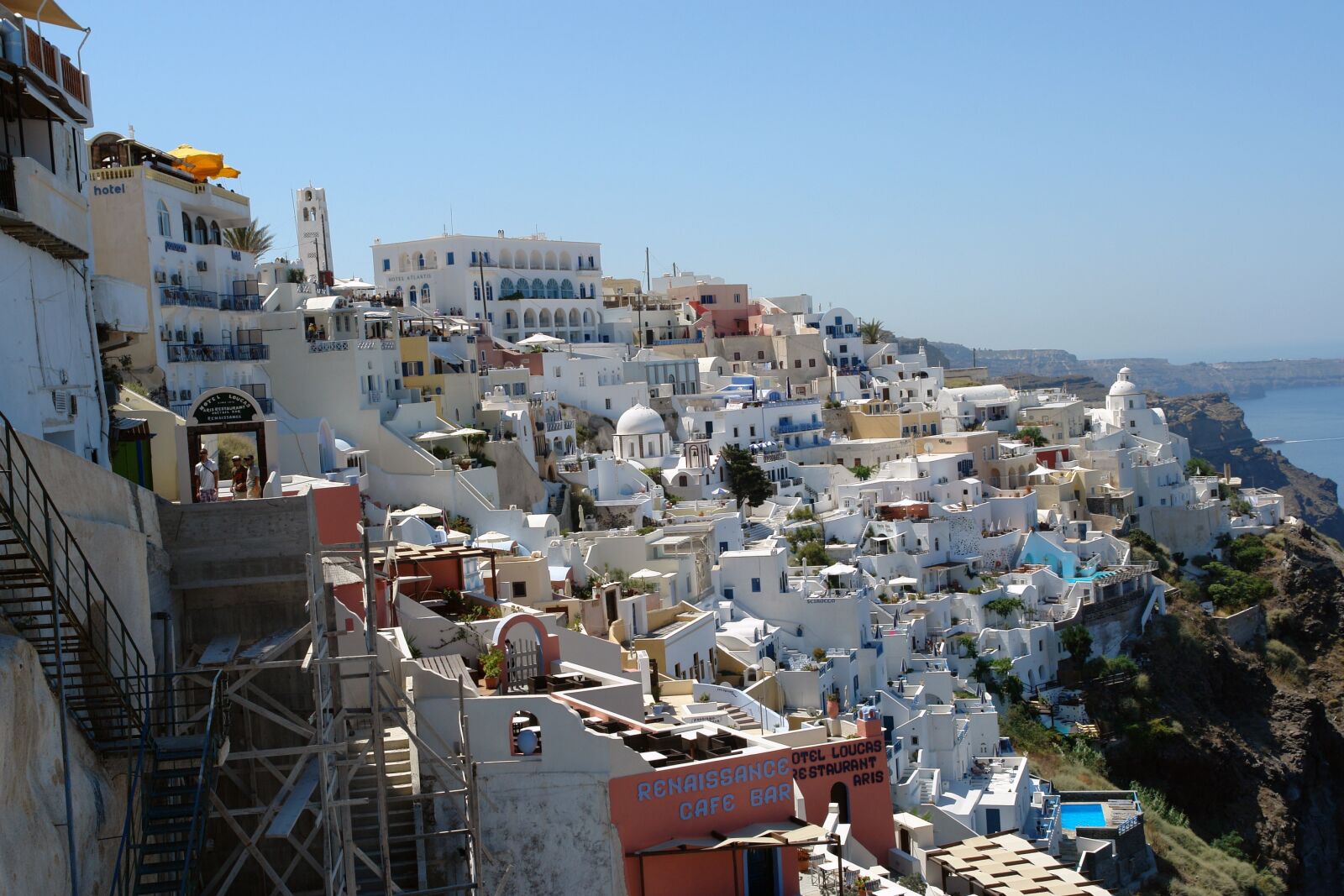 Sony DSC-R1 sample photo. Santorini, thira, greece photography