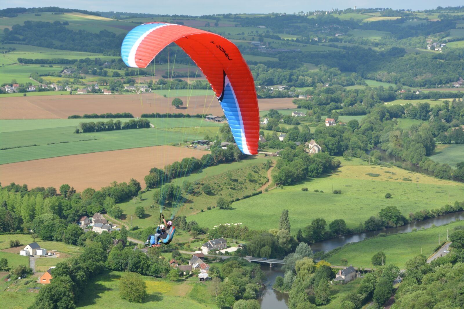 Nikon D5200 sample photo. Paragliding, paragliding bis place photography