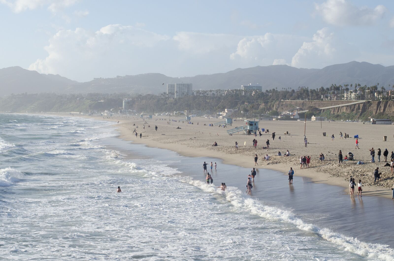 Nikon D5100 sample photo. Ocean, santa monica beach photography