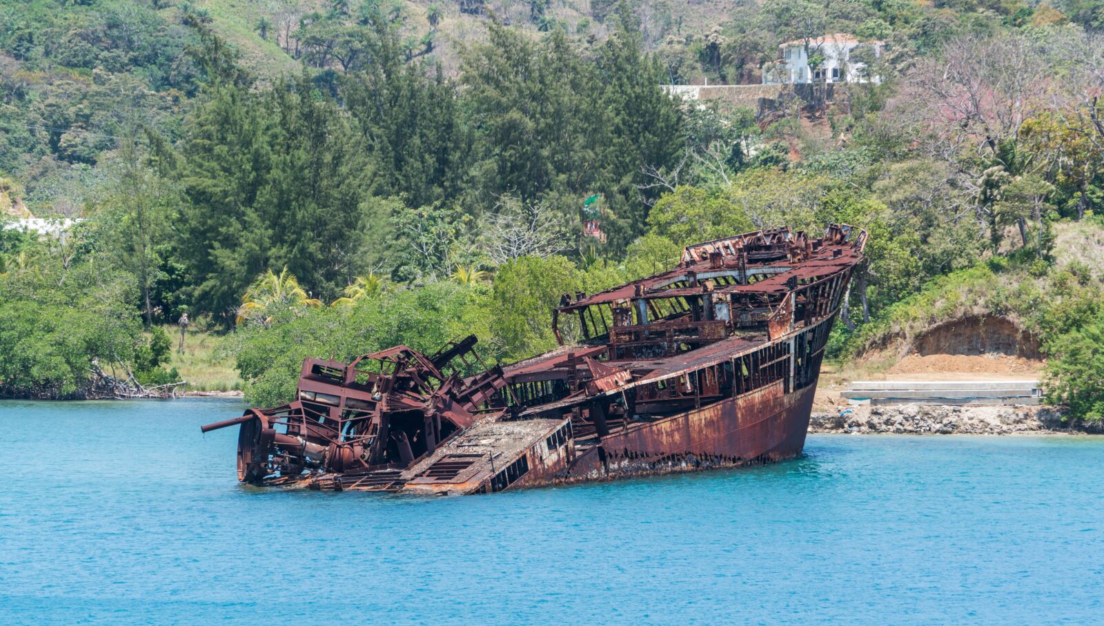 Sony a7R II + Sony FE 24-240mm F3.5-6.3 OSS sample photo. Ship wreck, boat, mahogany photography