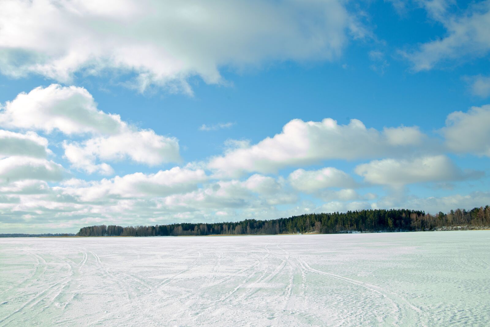 Canon EOS 6D sample photo. The first snow, clouds photography