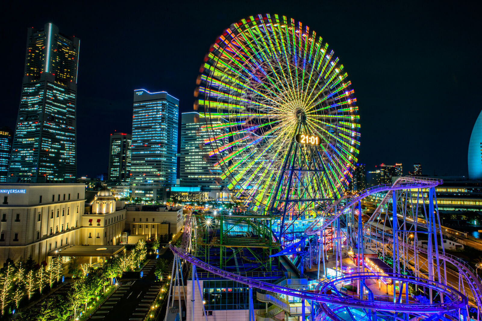 Nikon Df sample photo. Architecture, big, wheel, buildings photography