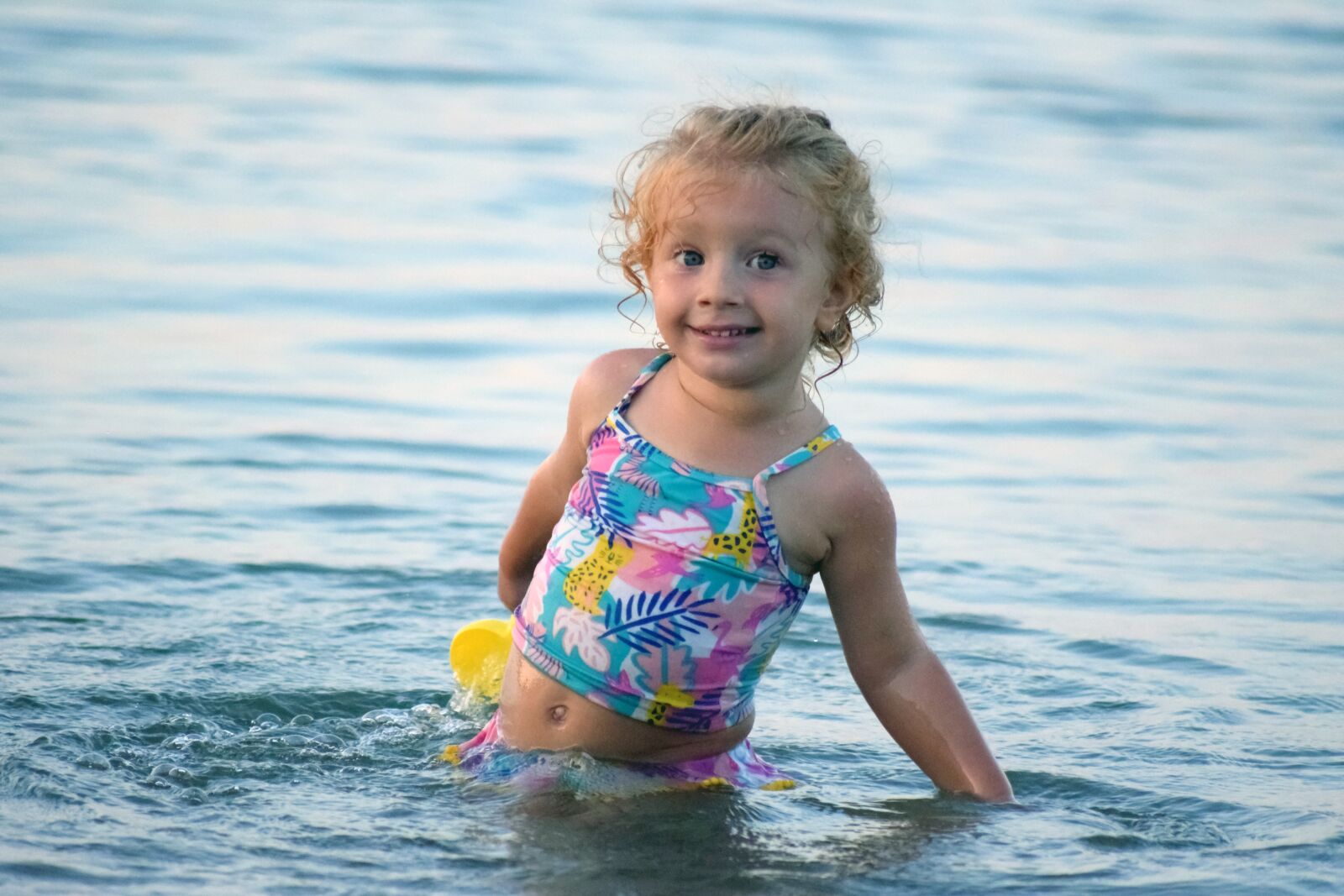 Nikon D3300 sample photo. Girl, baby, sea photography