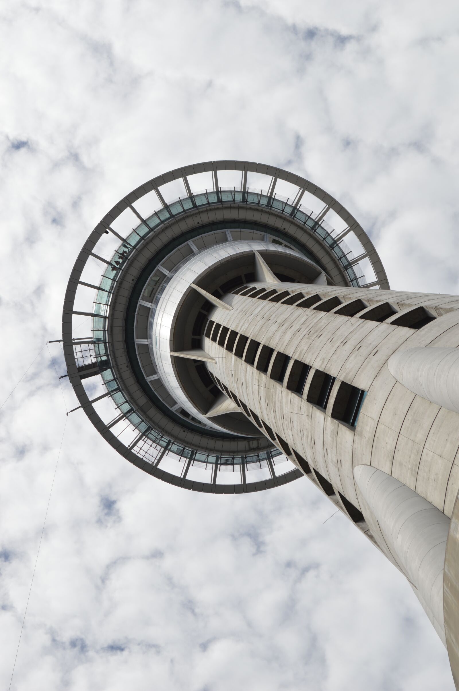 Nikon D3200 sample photo. Clouds, tower, auckland photography