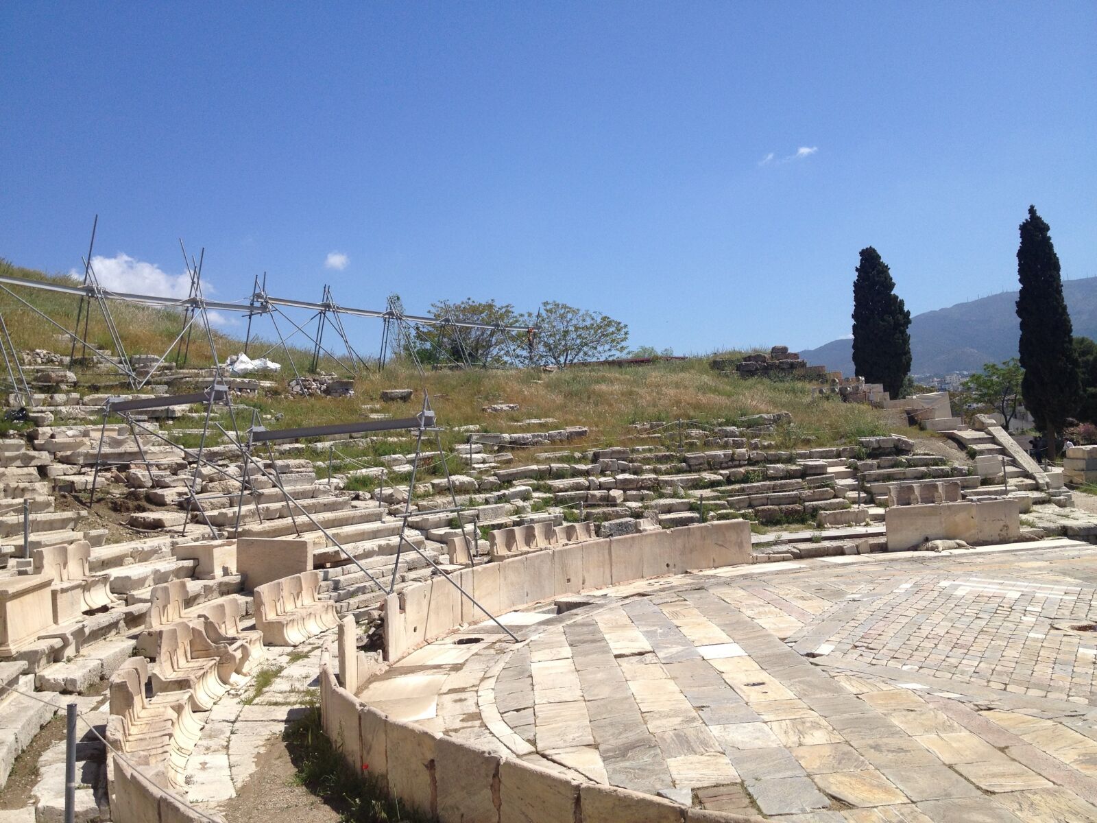 Apple iPhone 4S sample photo. Greece, amphitheater, ancient photography