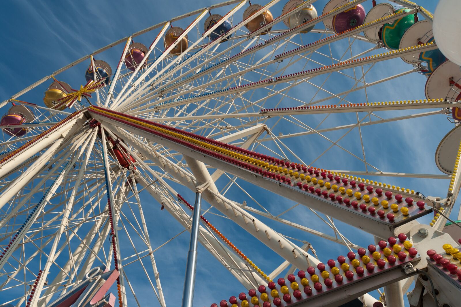 Nikon D70 sample photo. Ferris wheel, county fair photography