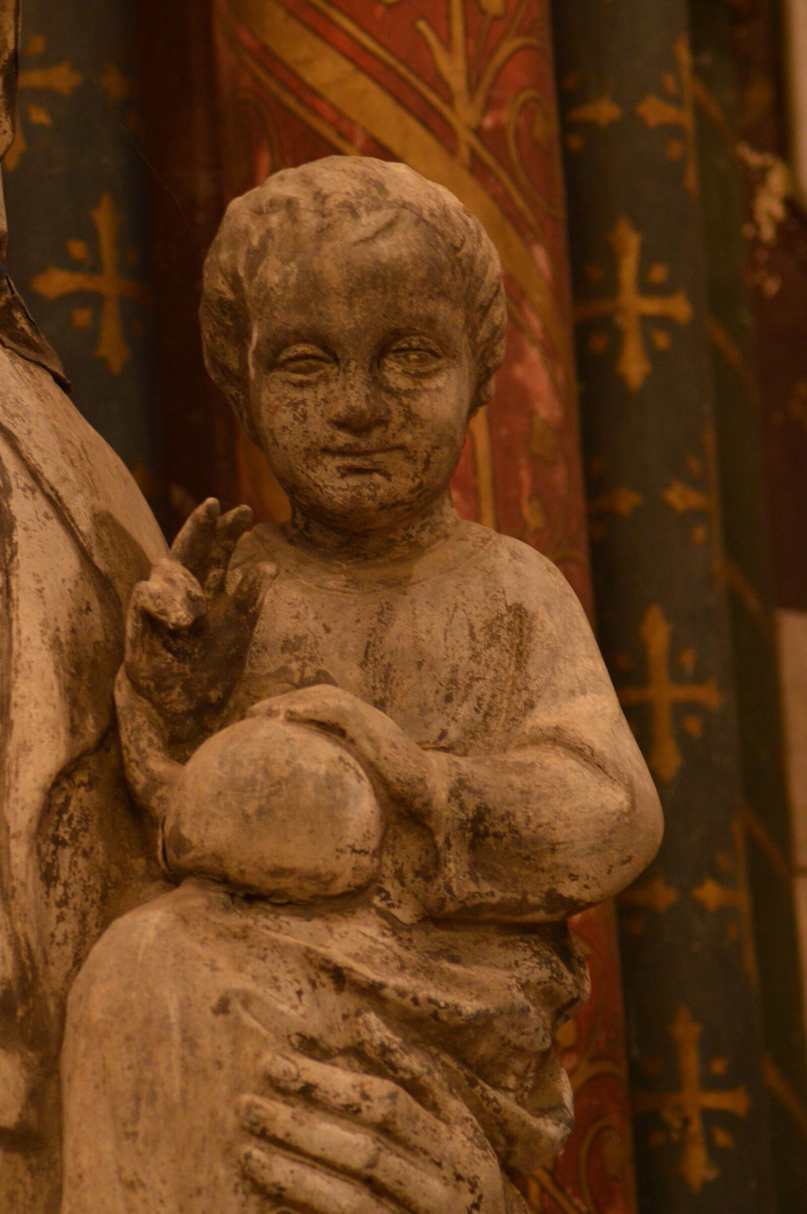 Nikon D3200 sample photo. Statue, child, jesus photography