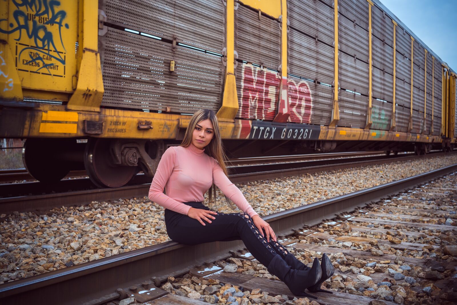 Nikon D750 sample photo. Train, railway, railway line photography