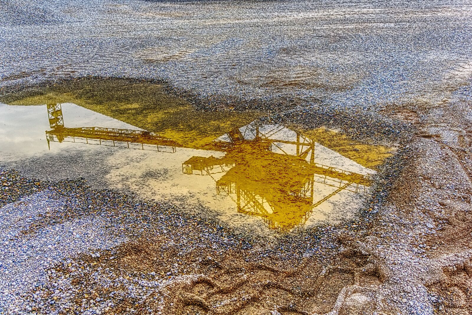 Sony a6000 sample photo. Mirroring, reflect, puddle photography