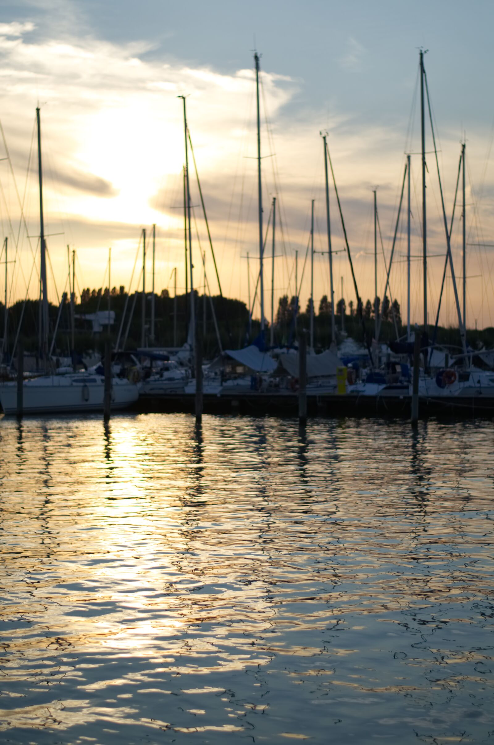 Nikon D5100 sample photo. Sunset, shipyard, port photography