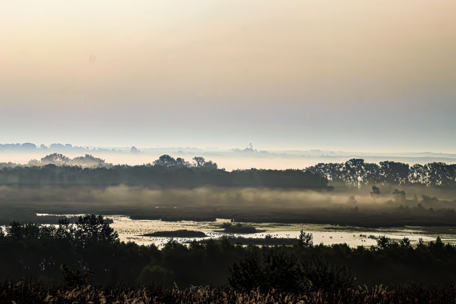 EF75-300mm f/4-5.6 sample photo. Fog, water, landscape photography