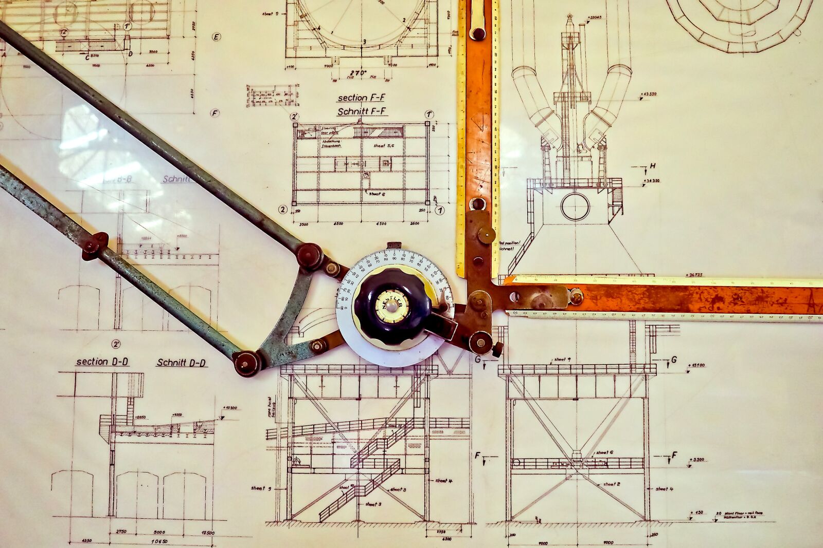 Olympus OM-D E-M10 sample photo. Drawing board, technical, construction photography