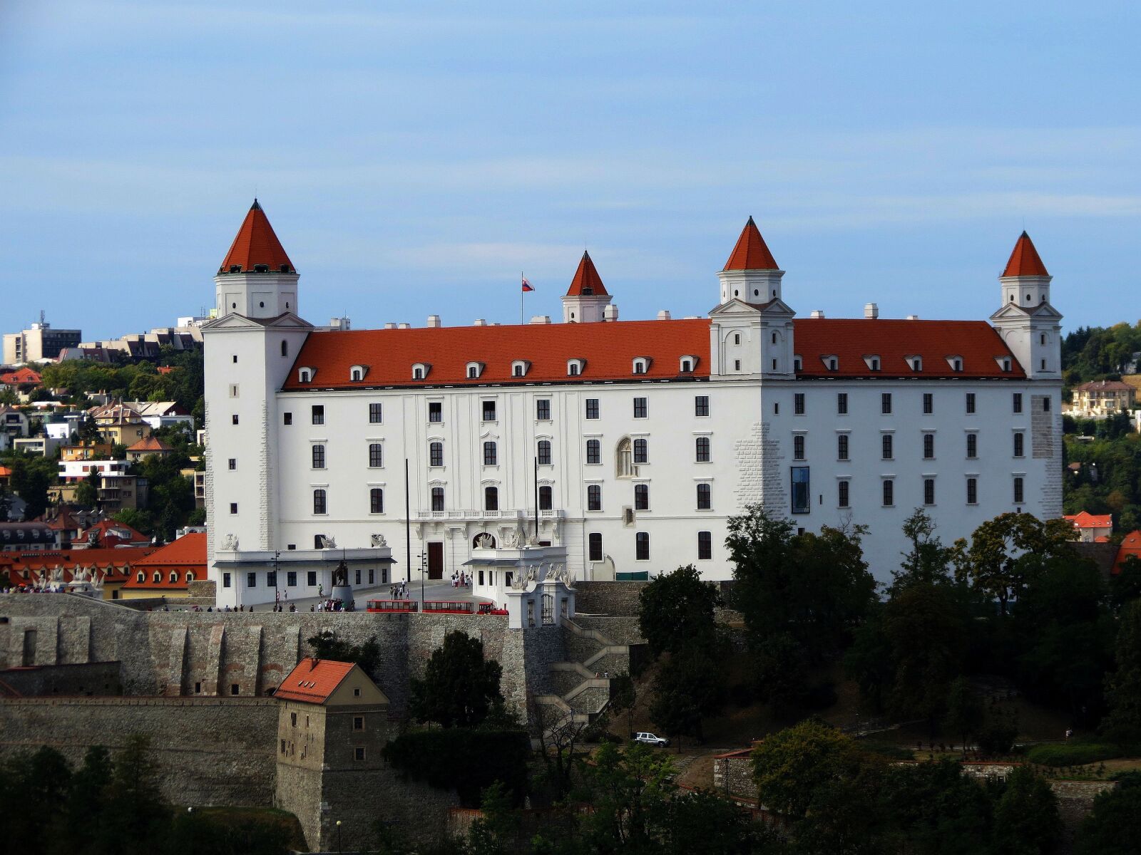 Canon PowerShot SX40 HS sample photo. Bratislava, slovakia, castle photography