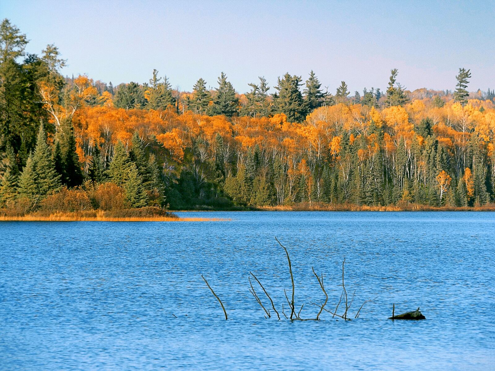 Fujifilm FinePix S8600 sample photo. Wilderness, autumn, lake photography