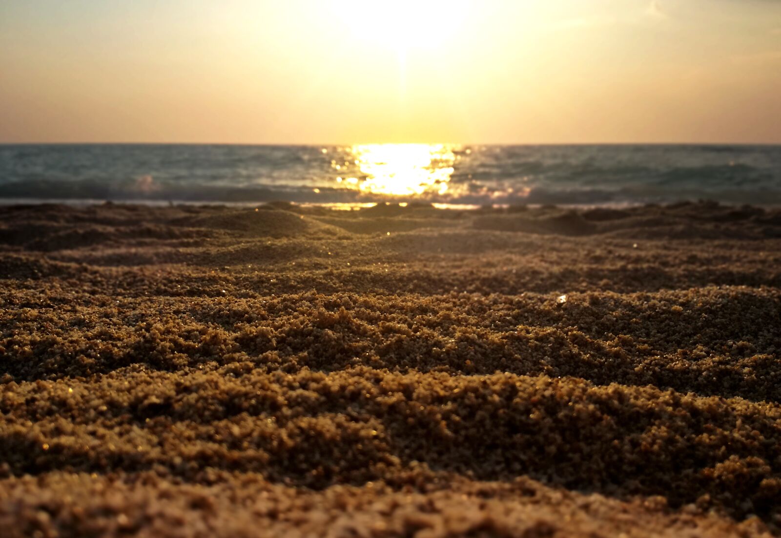 HUAWEI P9 LITE sample photo. Beach, sunset, sea photography
