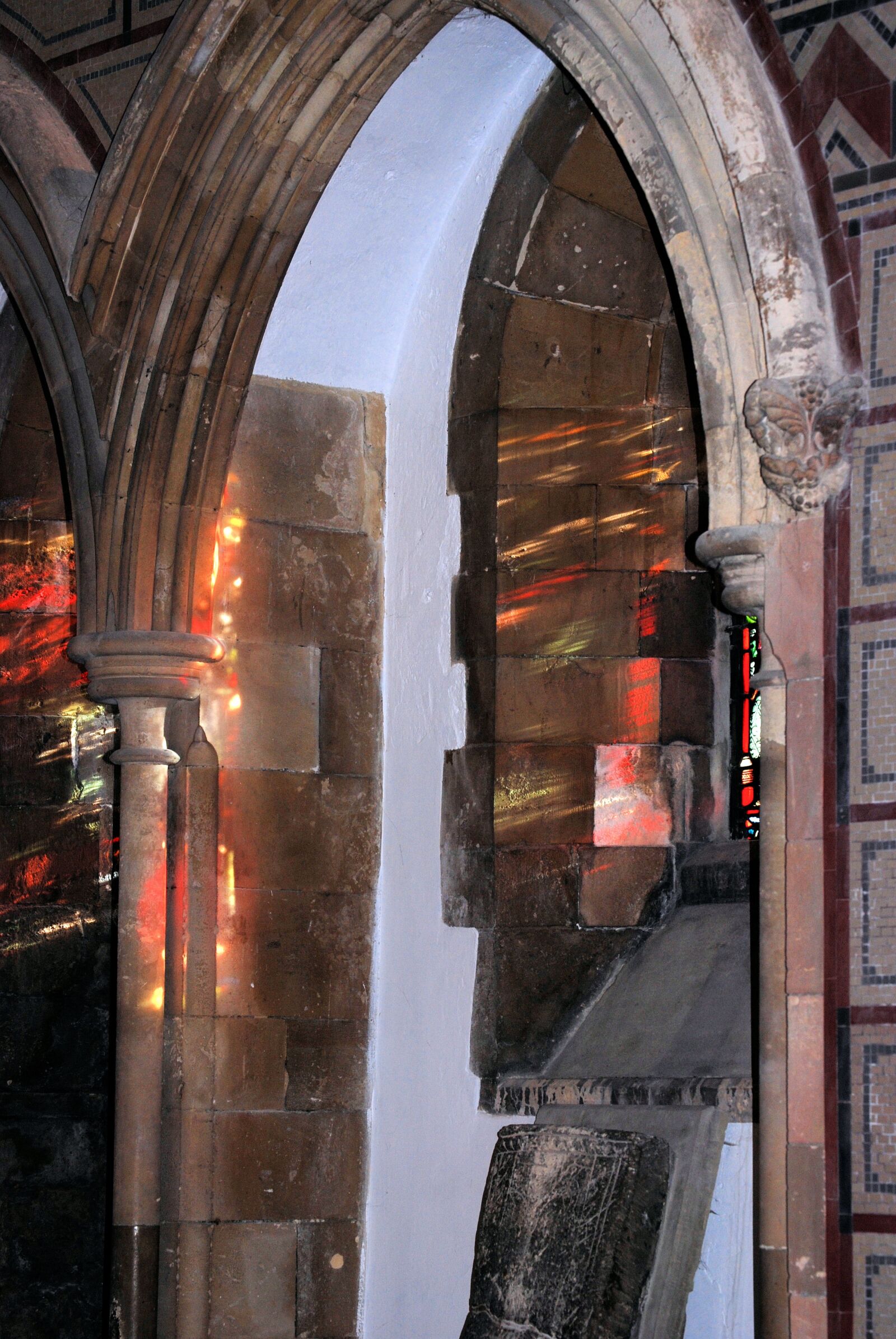 Nikon D80 sample photo. Stained glass, church, window photography
