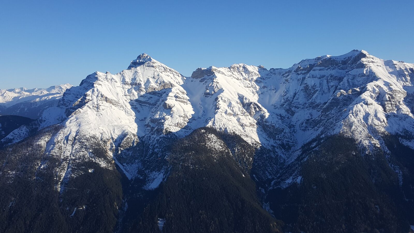 Samsung GALAXY S6 edge sample photo. Snow, mountain, panorama photography