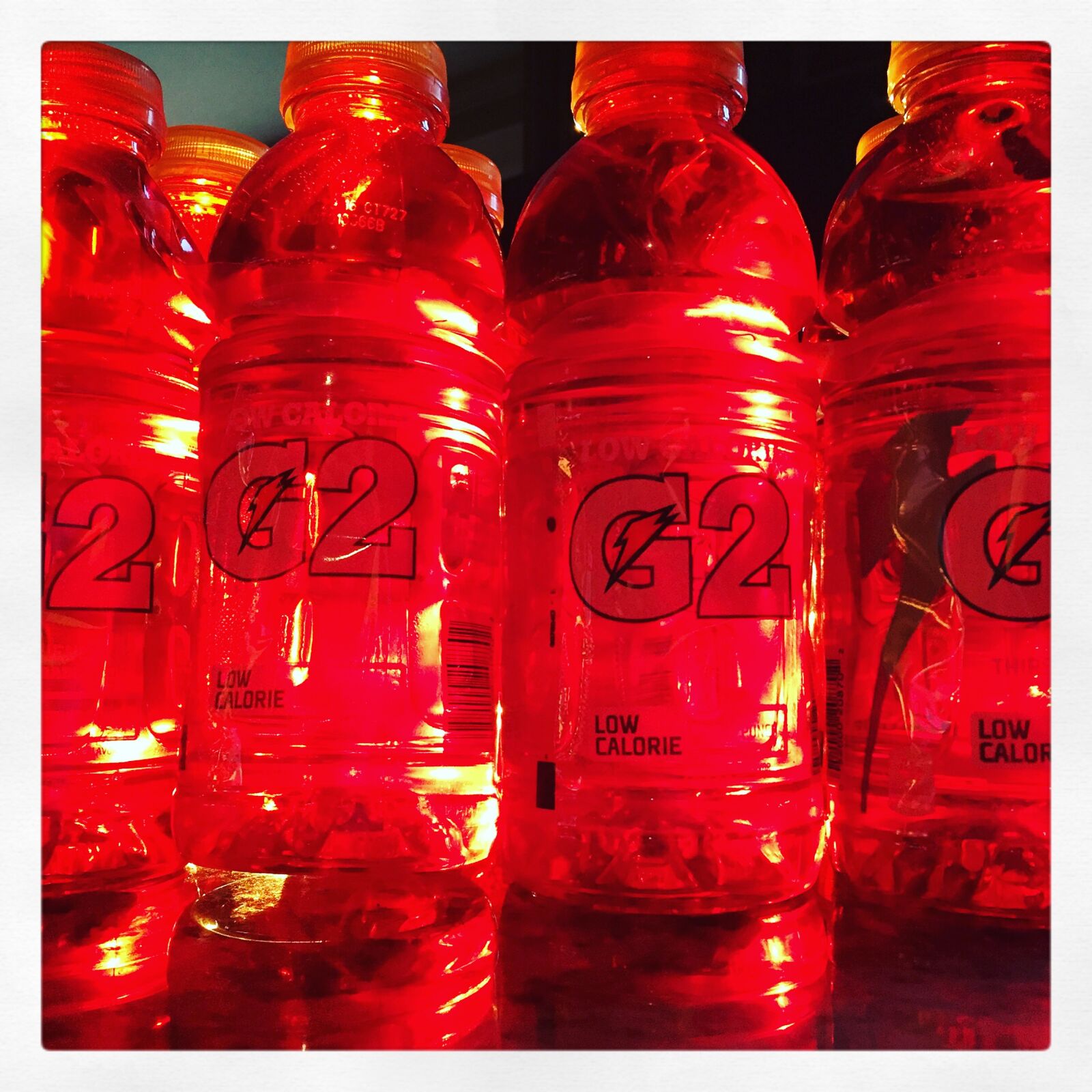 Apple iPhone 6 sample photo. Gatorade, red photography