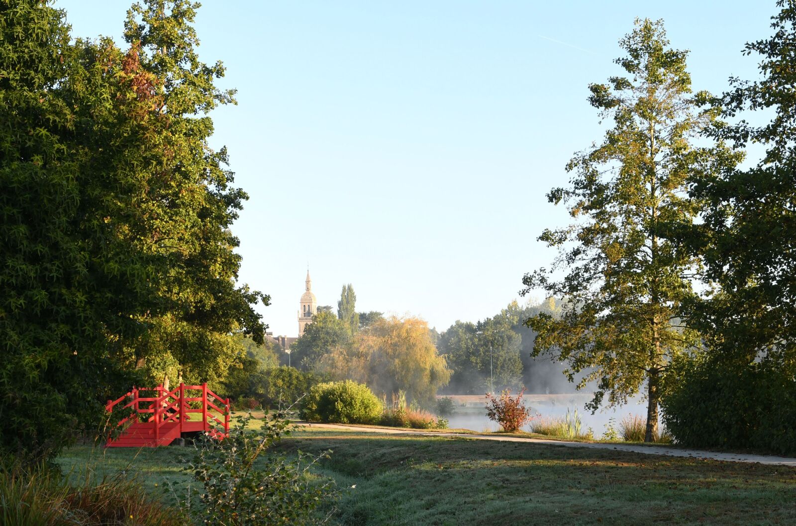 Nikon D500 sample photo. Pond, saint-caradec, bridge photography