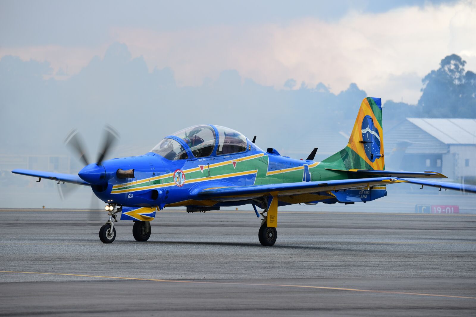 Nikon D810 sample photo. Smoke squadron, brazilian air photography