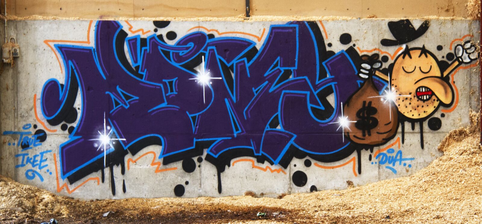 Canon EF-S 18-200mm F3.5-5.6 IS sample photo. Graffiti, dua, glumsø photography
