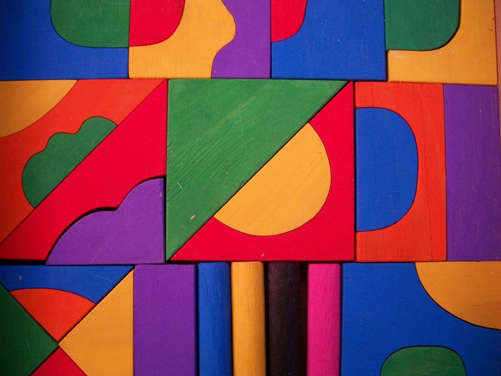 Kodak EASYSHARE M340 DIGITAL CAMERA sample photo. Puzzle, colors, wood photography