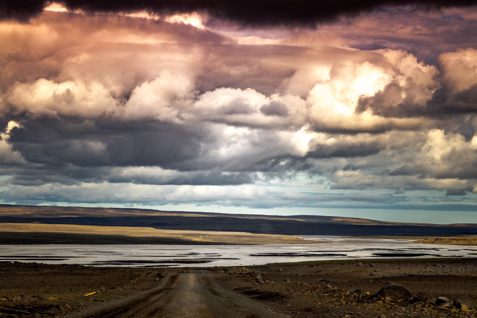 Canon EF-S 18-135mm F3.5-5.6 IS USM sample photo. Clouds, way, iceland photography