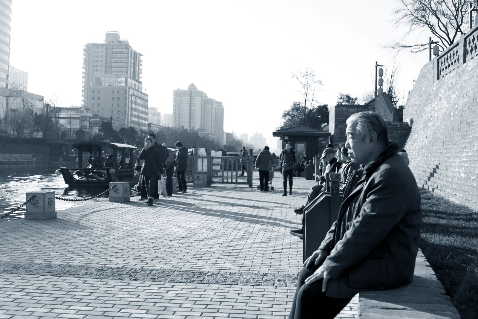 Canon EOS 70D + Canon EF 24-105mm F4L IS USM sample photo. The old man, xi'an photography