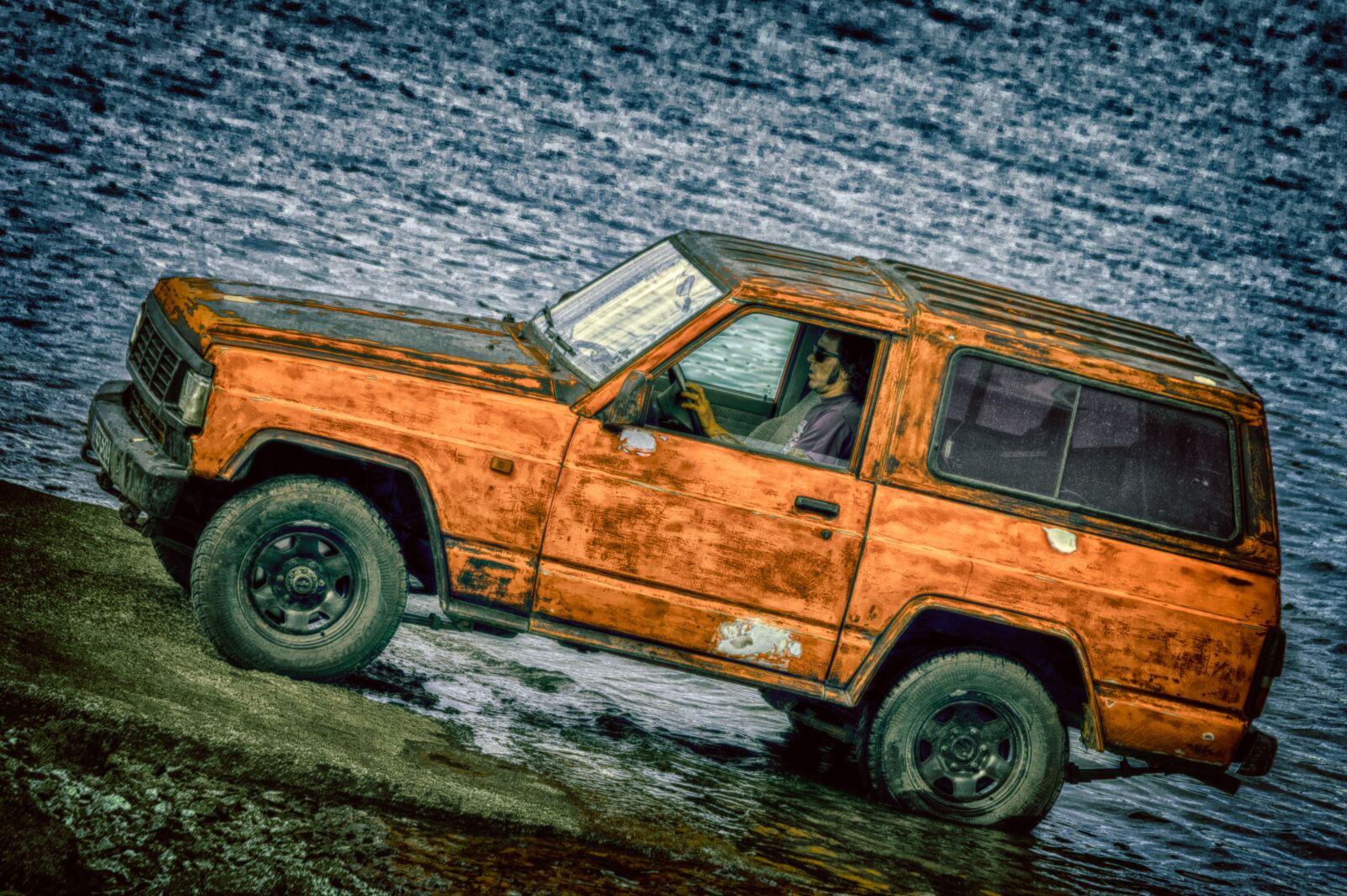 Canon EF 70-300mm F4-5.6 IS USM sample photo. All terrain vehicle, jeep photography