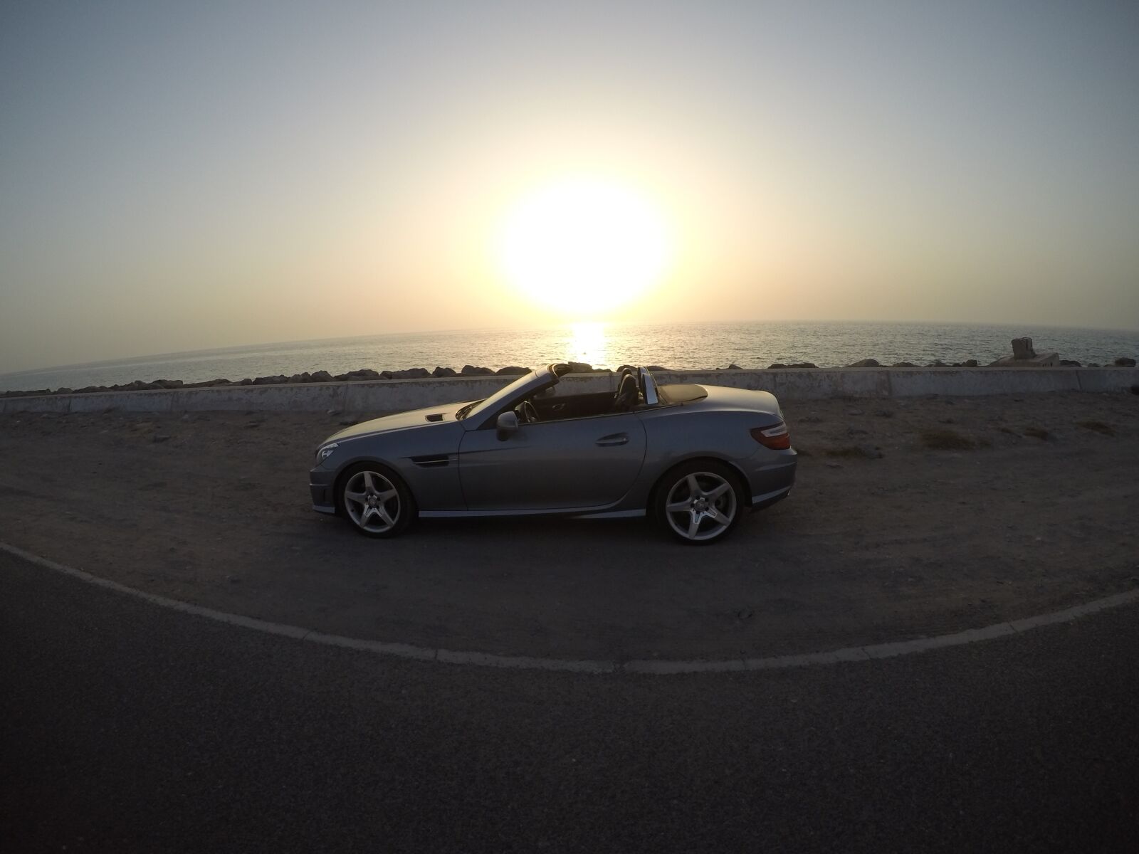 GoPro HERO4 Silver sample photo. Slk, mercedez, beach photography