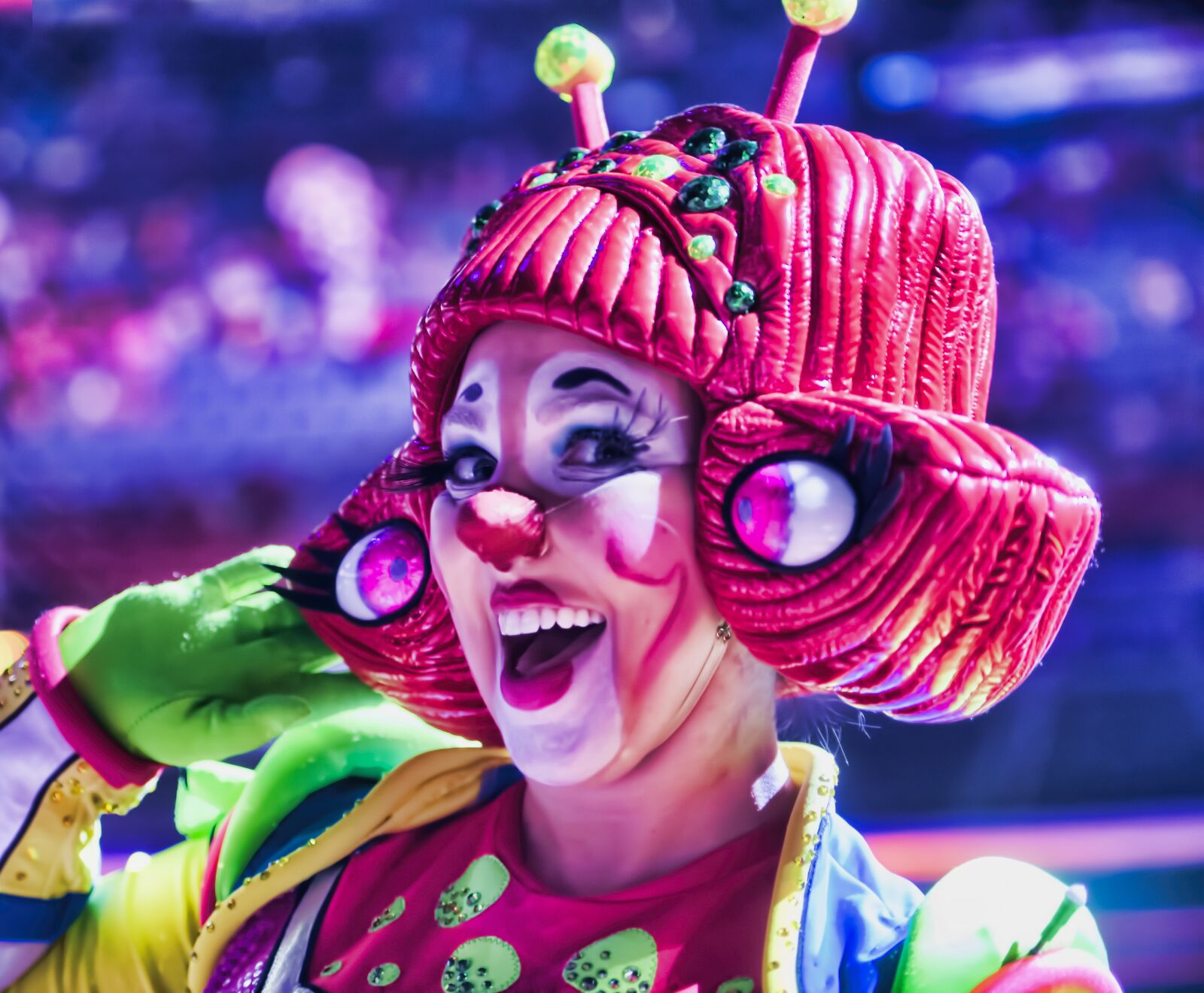 Nikon D800 sample photo. Clown, circus, carnival photography