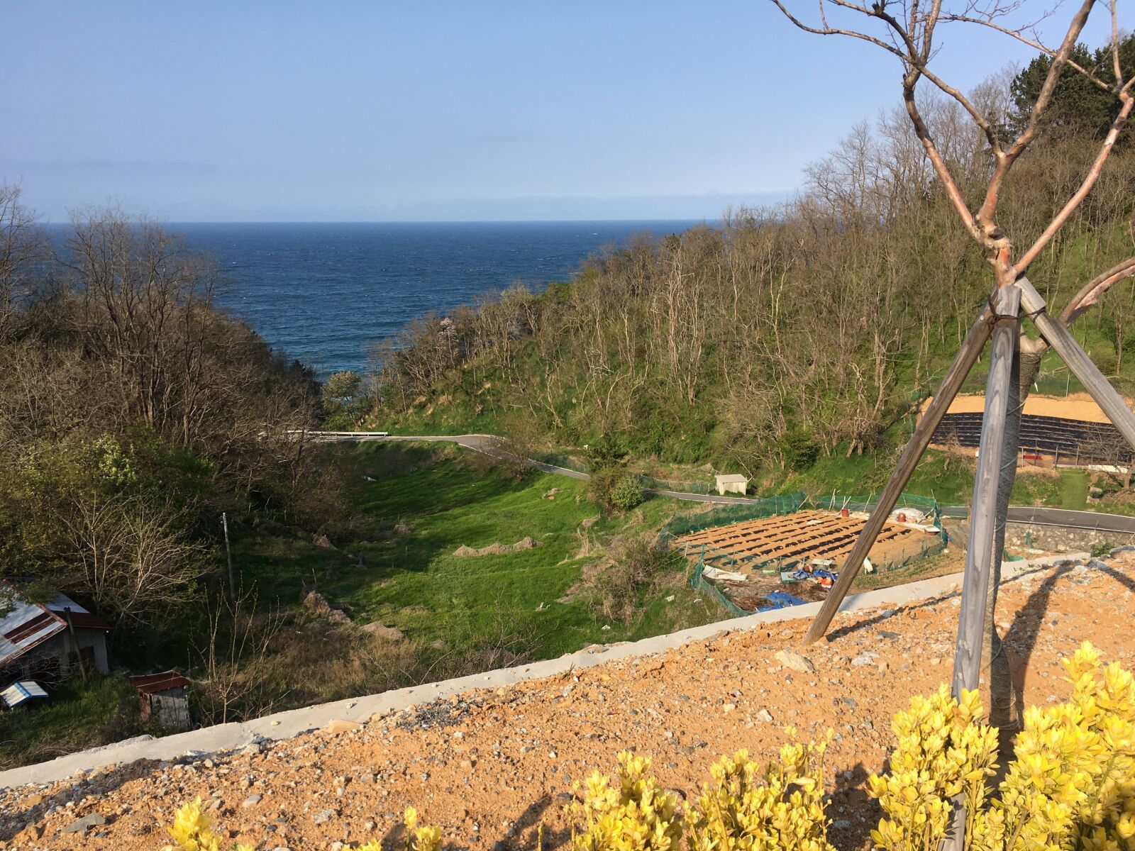 Apple iPhone 6s sample photo. Sea, hill, coast photography