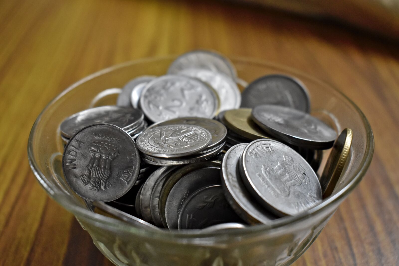 Nikon D5600 sample photo. Coins, currency, india photography