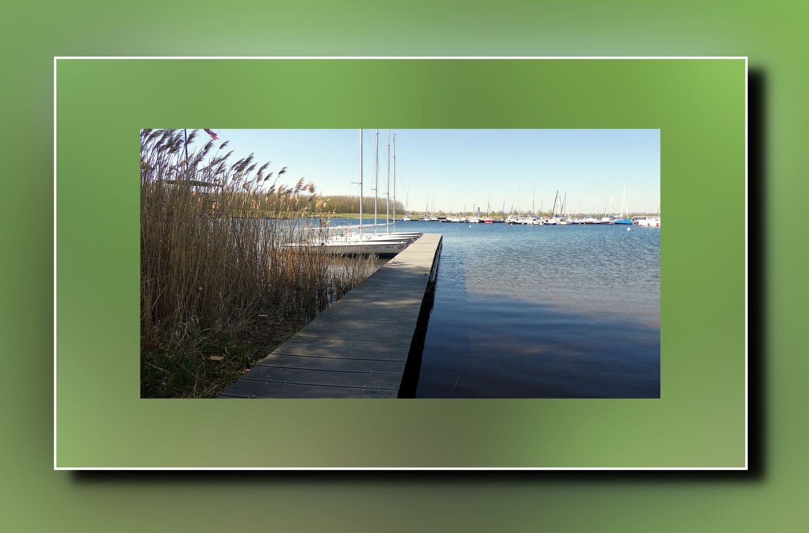 Panasonic DC-TZ91 sample photo. Picture-in-picture, lake, boats photography
